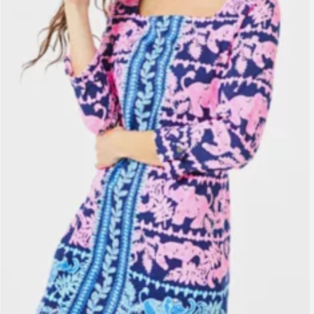 Lilly Pulitzer Bailee Dress In Multi Coral Bay